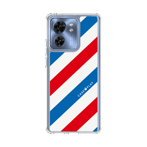 スリムプロテクションケース［ Big Stripe - Red × Blue ］