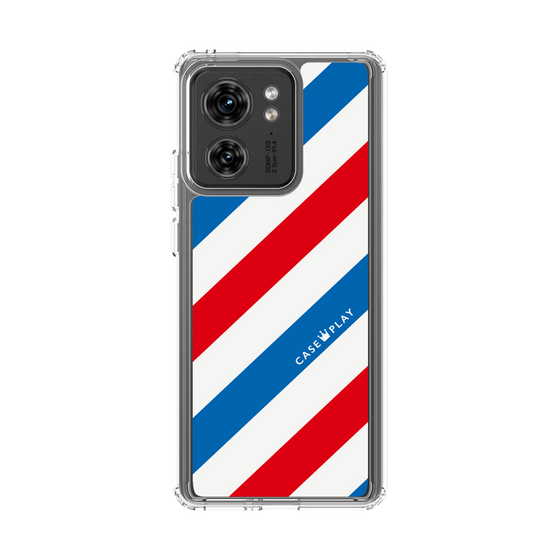 スリムプロテクションケース［ Big Stripe - Red × Blue ］