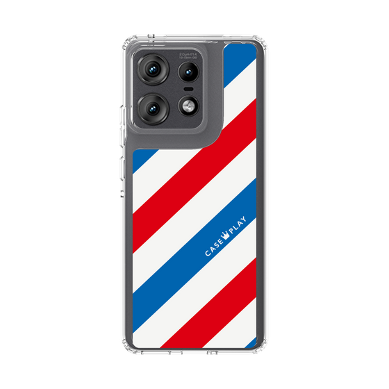 スリムプロテクションケース［ Big Stripe - Red × Blue ］