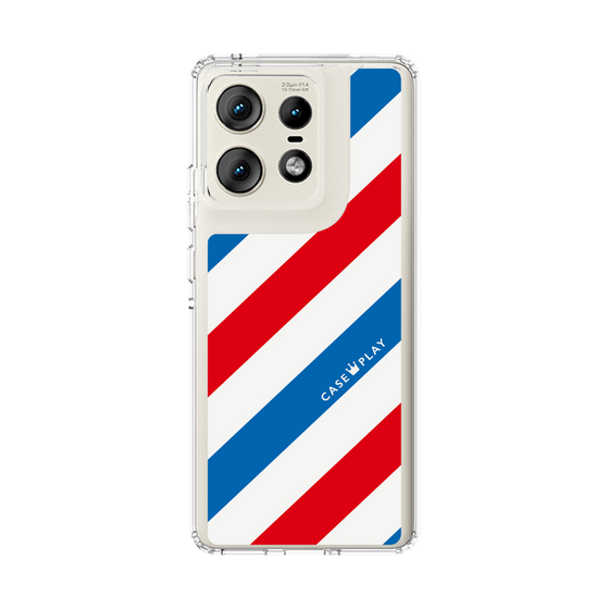 スリムプロテクションケース［ Big Stripe - Red × Blue ］