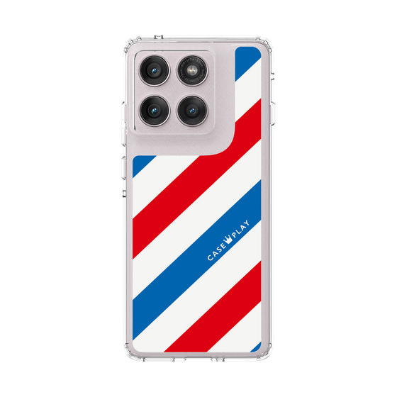 スリムプロテクションケース［ Big Stripe - Red × Blue ］