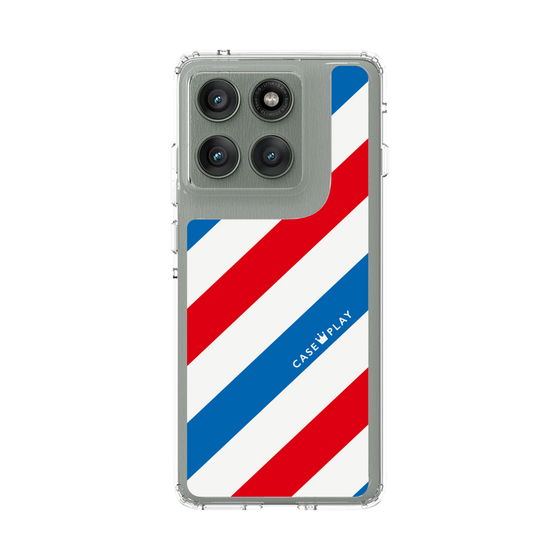 スリムプロテクションケース［ Big Stripe - Red × Blue ］