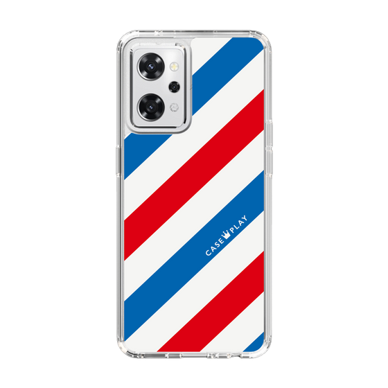 スリムプロテクションケース［ Big Stripe - Red × Blue ］