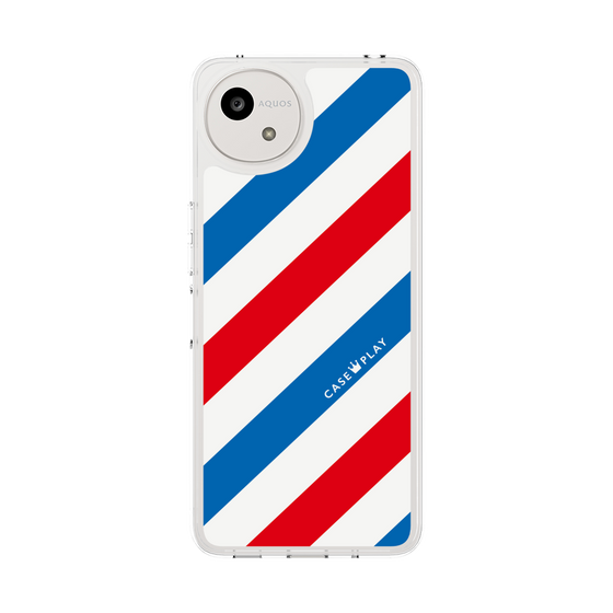 スリムプロテクションケース［ Big Stripe - Red × Blue ］
