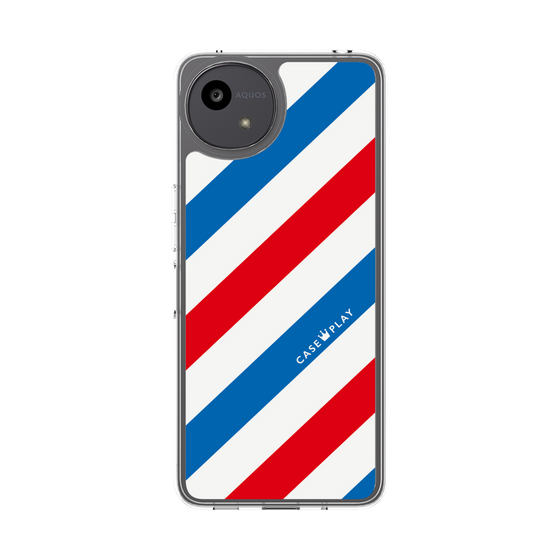 スリムプロテクションケース［ Big Stripe - Red × Blue ］