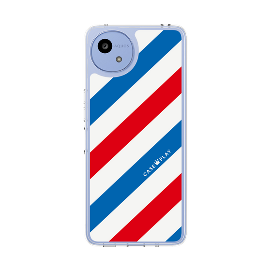 スリムプロテクションケース［ Big Stripe - Red × Blue ］