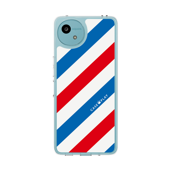スリムプロテクションケース［ Big Stripe - Red × Blue ］
