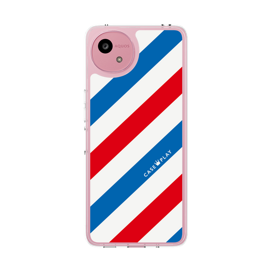 スリムプロテクションケース［ Big Stripe - Red × Blue ］