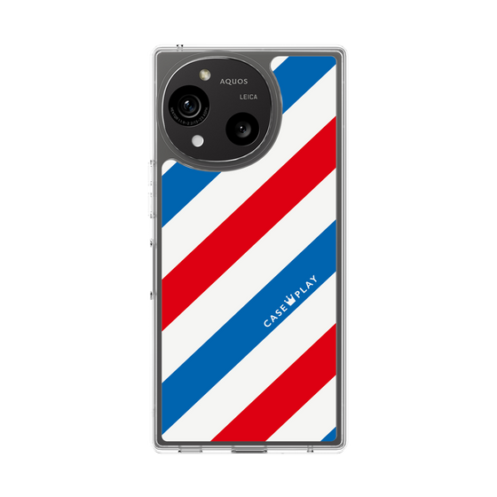 スリムプロテクションケース［ Big Stripe - Red × Blue ］