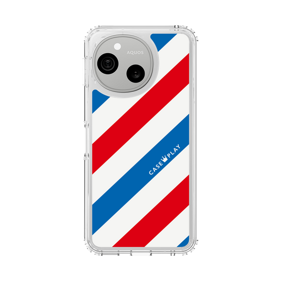 スリムプロテクションケース［ Big Stripe - Red × Blue ］