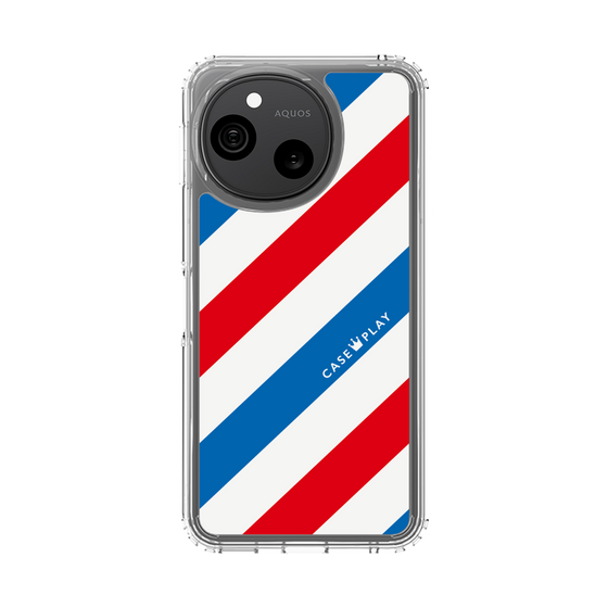 スリムプロテクションケース［ Big Stripe - Red × Blue ］