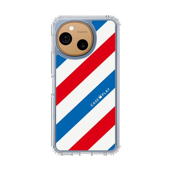スリムプロテクションケース［ Big Stripe - Red × Blue ］