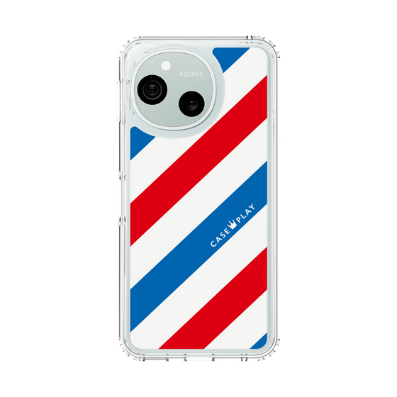 スリムプロテクションケース［ Big Stripe - Red × Blue ］