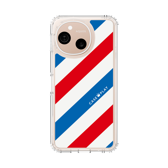 スリムプロテクションケース［ Big Stripe - Red × Blue ］
