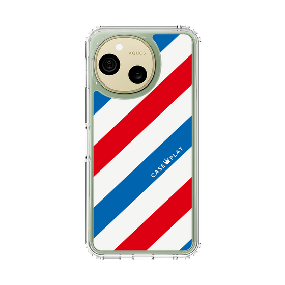 スリムプロテクションケース［ Big Stripe - Red × Blue ］