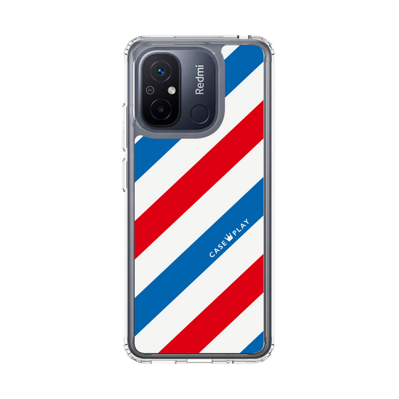 スリムプロテクションケース［ Big Stripe - Red × Blue ］