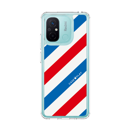 スリムプロテクションケース［ Big Stripe - Red × Blue ］