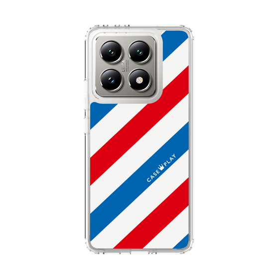 スリムプロテクションケース［ Big Stripe - Red × Blue ］