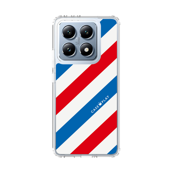 スリムプロテクションケース［ Big Stripe - Red × Blue ］