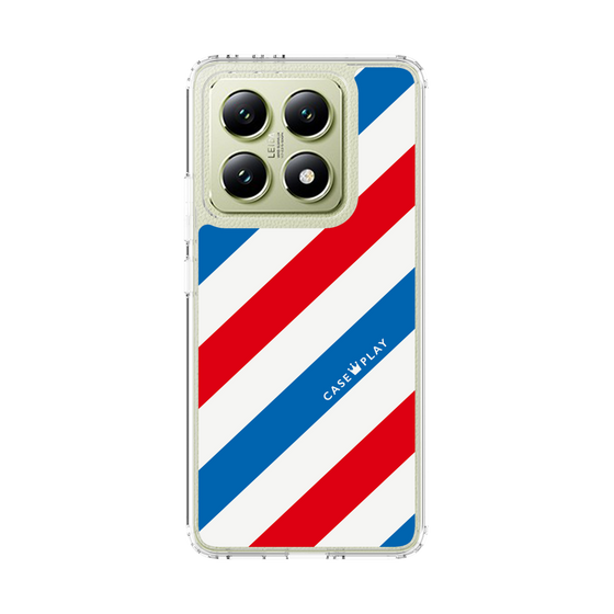 スリムプロテクションケース［ Big Stripe - Red × Blue ］
