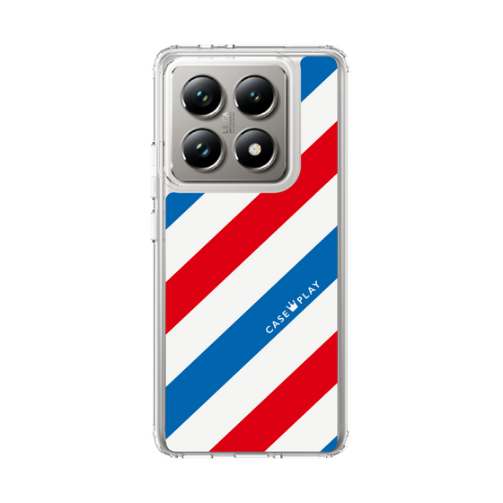 スリムプロテクションケース［ Big Stripe - Red × Blue ］