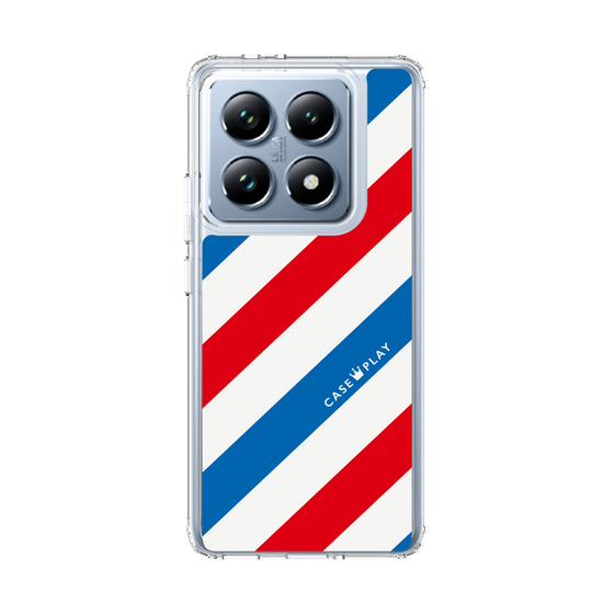 スリムプロテクションケース［ Big Stripe - Red × Blue ］