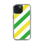 スリムプロテクションケース［ Big Stripe - Green × Yellow ］