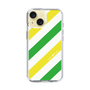 スリムプロテクションケース［ Big Stripe - Green × Yellow ］