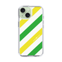 スリムプロテクションケース［ Big Stripe - Green × Yellow ］