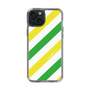 スリムプロテクションケース［ Big Stripe - Green × Yellow ］