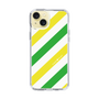 スリムプロテクションケース［ Big Stripe - Green × Yellow ］