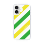 スリムプロテクションケース［ Big Stripe - Green × Yellow ］