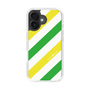 スリムプロテクションケース［ Big Stripe - Green × Yellow ］