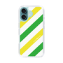 スリムプロテクションケース［ Big Stripe - Green × Yellow ］