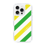 スリムプロテクションケース［ Big Stripe - Green × Yellow ］