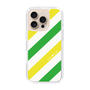 スリムプロテクションケース［ Big Stripe - Green × Yellow ］