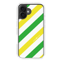 スリムプロテクションケース［ Big Stripe - Green × Yellow ］