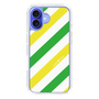 スリムプロテクションケース［ Big Stripe - Green × Yellow ］