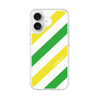 スリムプロテクションケース［ Big Stripe - Green × Yellow ］