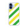 スリムプロテクションケース［ Big Stripe - Green × Yellow ］