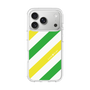 スリムプロテクションケース［ Big Stripe - Green × Yellow ］