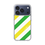 スリムプロテクションケース［ Big Stripe - Green × Yellow ］