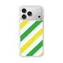 スリムプロテクションケース［ Big Stripe - Green × Yellow ］