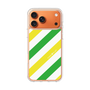 スリムプロテクションケース［ Big Stripe - Green × Yellow ］
