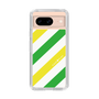 スリムプロテクションケース［ Big Stripe - Green × Yellow ］