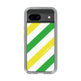 スリムプロテクションケース［ Big Stripe - Green × Yellow ］