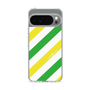 スリムプロテクションケース［ Big Stripe - Green × Yellow ］