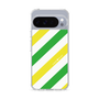 スリムプロテクションケース［ Big Stripe - Green × Yellow ］
