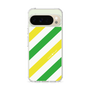 スリムプロテクションケース［ Big Stripe - Green × Yellow ］