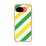 スリムプロテクションケース［ Big Stripe - Green × Yellow ］
